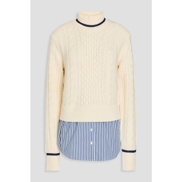 Veronica Beard Fritz Mixed-Media Sweater - S - Picture 1 of 5